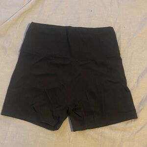 Black Women's Biker Workout Shorts